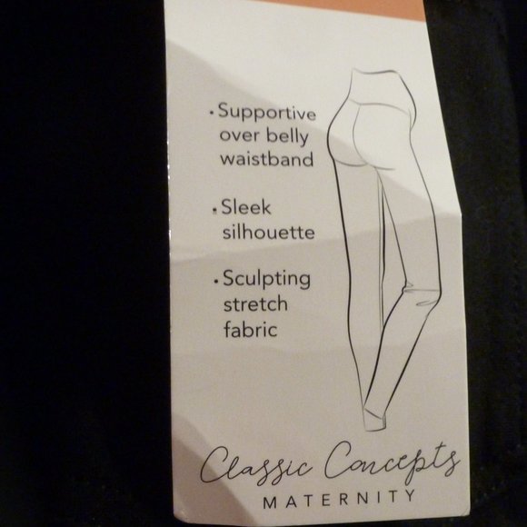 Classic Concepts Maternity Soft Comfortable Skinny  Ponte Pants   XL - Picture 9 of 15